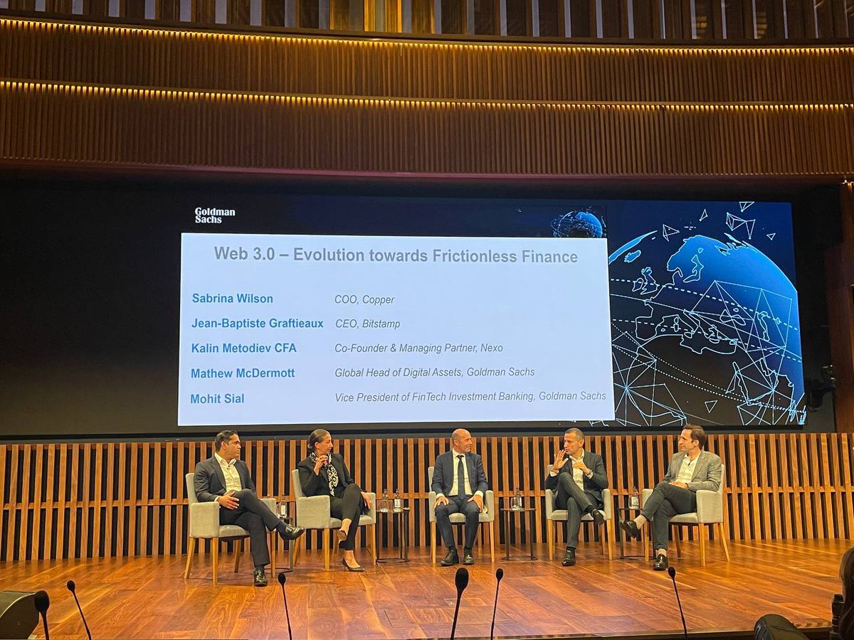 The #crypto adoption glass is getting fuller by the day!

It was a pleasure to share our blockchain acumen with <a href="/GoldmanSachs/">Goldman Sachs</a> in support of their efforts to provide clients with prudent digital asset exposure.