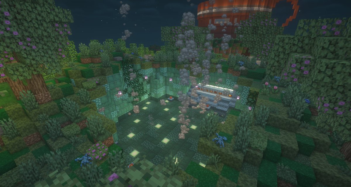 OasisHomeMC's tweet photo. Minecraft #buildtober Day 16 - Hot Spring https://t.co/NJtte90Sbz