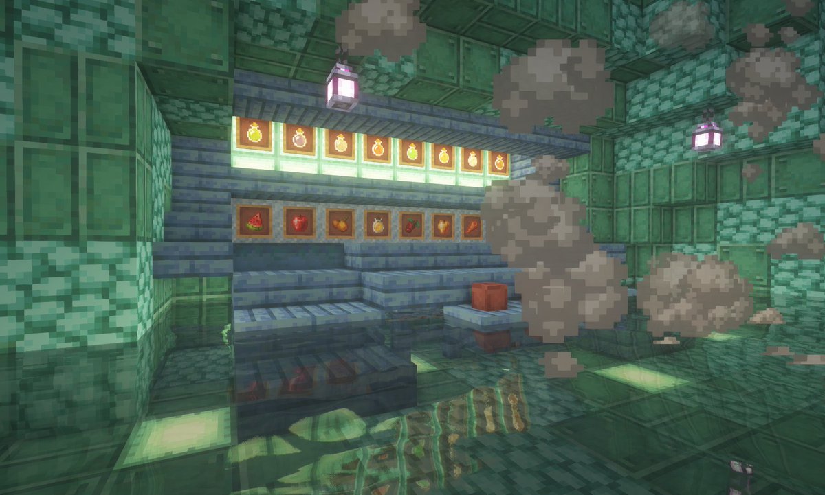OasisHomeMC's tweet photo. Minecraft #buildtober Day 16 - Hot Spring https://t.co/NJtte90Sbz
