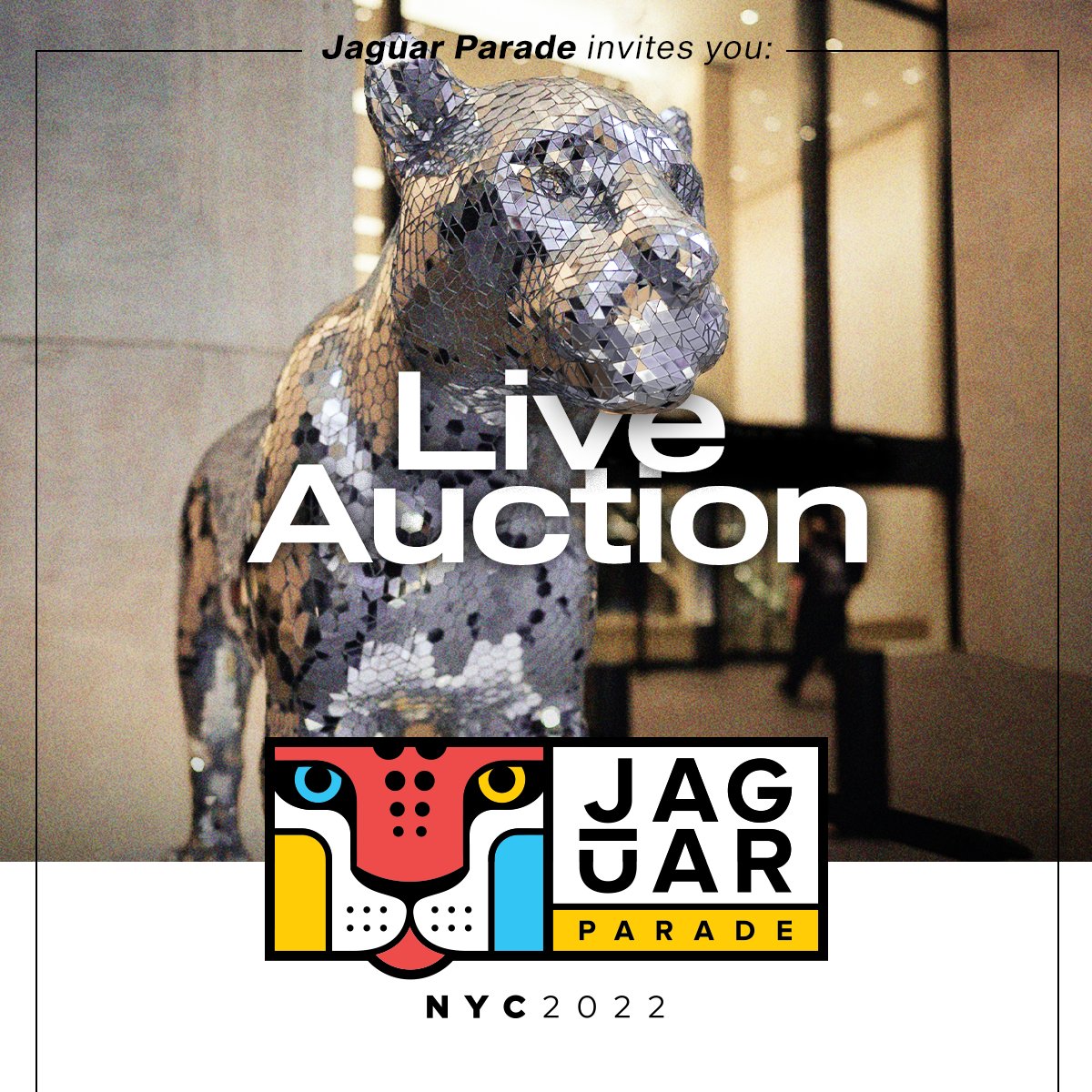 NYC! #Bidnow for sculptures designed by global artists &amp; exposed during #jaguarparadenyc - the open-air art exhibit that inspired millions. 

100% of the net proceeds will be donated to jaguar conservation projects. 

Online Auction👉🏽bit.ly/3CGuCyO