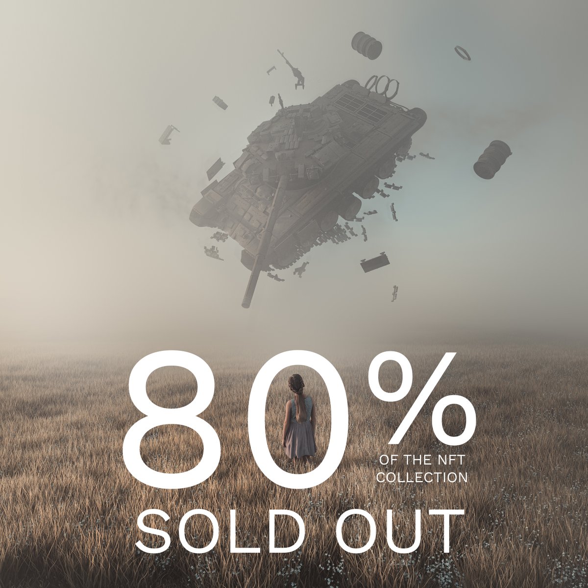 Thank you for supporting Ukraine! Thanks to you 80% of the NFT collection is SOLD OUT. All funds were transferred to <a href="/_AidForUkraine/">Aid For Ukraine 🇺🇦</a> by <a href="/mintsyfra/">Мінцифра</a> for medical aid. 
The remaining artworks are still available to buy at <a href="/Meta_History_UA/">Meta History: Museum of War</a> and avatarsforukraine.com