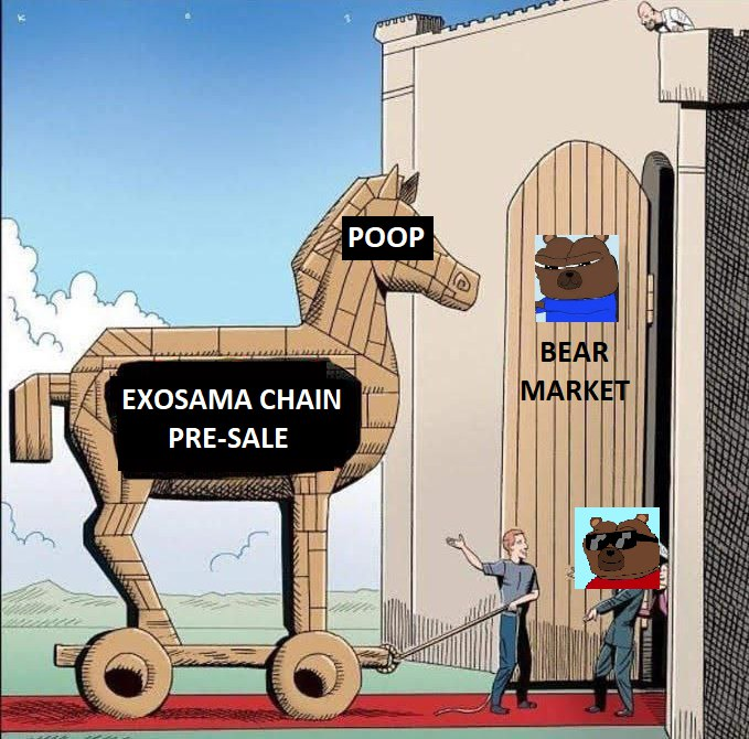 Maxi_maximalist's tweet photo. Being able to buy the token of:
-NFT 2.0-focused, enterprise-grade L1 
-9-fig cross-chain gaming eco
-first NFT-governed (PoA) blockchain

while it's 
-called POOP
-$40M market cap
-5D to launch

is a once-in-a-lifetime opportunity. 

$POOP might be a meme, $EXN is a revolution! https://t.co/thlelWlsed