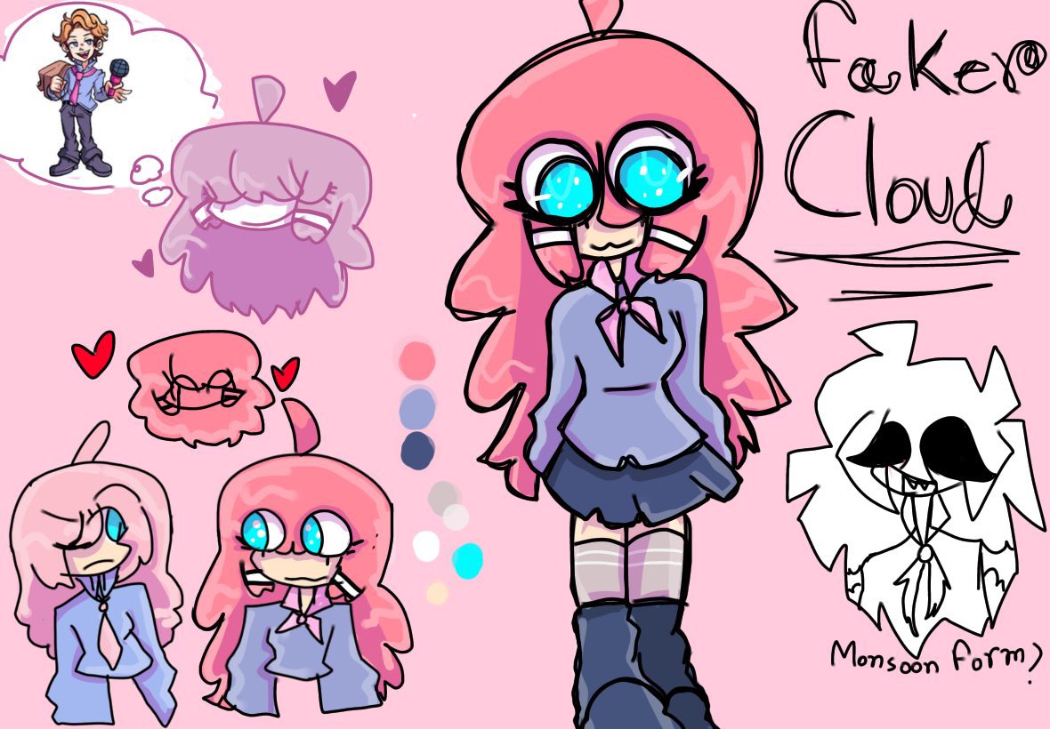 PilsonMelissa's tweet image. Drawing Cloud Sonas #3 
@Tankmanbeats312 #fakercloud #cloudverse 
#senpaifangirl #fnfcloud