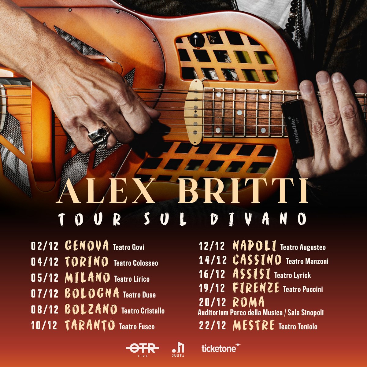 OTRlive's tweet photo. Un nuovo appuntamento si aggiunge al #TourSulDivano di @ALEX_BRITTI!

🆕 14 dicembre - Cassino - Teatro Manzoni

Info su https://t.co/pNASC6iH9A

#AlexBritti #OTRLive https://t.co/mNtDakbZed