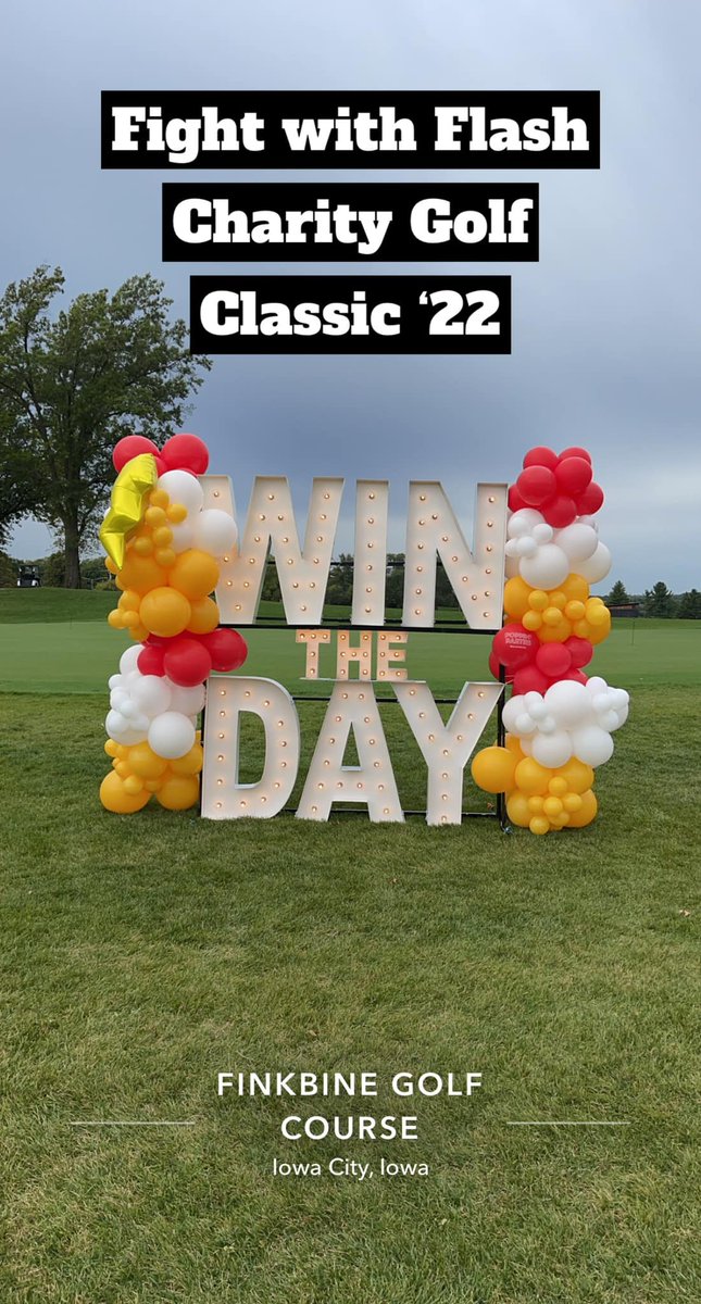 Craig_WTD_22's tweet photo. Rain or shine, we all won the day at our Fight With Flash Charity Golf Classic ‘22!
We could not be more THANKFUL or GRATEFUL for each and every golfer, sponsor, donor and volunteer for such an amazing event and helping us raise $80,000! #WinTheDay⚡️
#FightWithFlash https://t.co/l7pw2Uw8XP