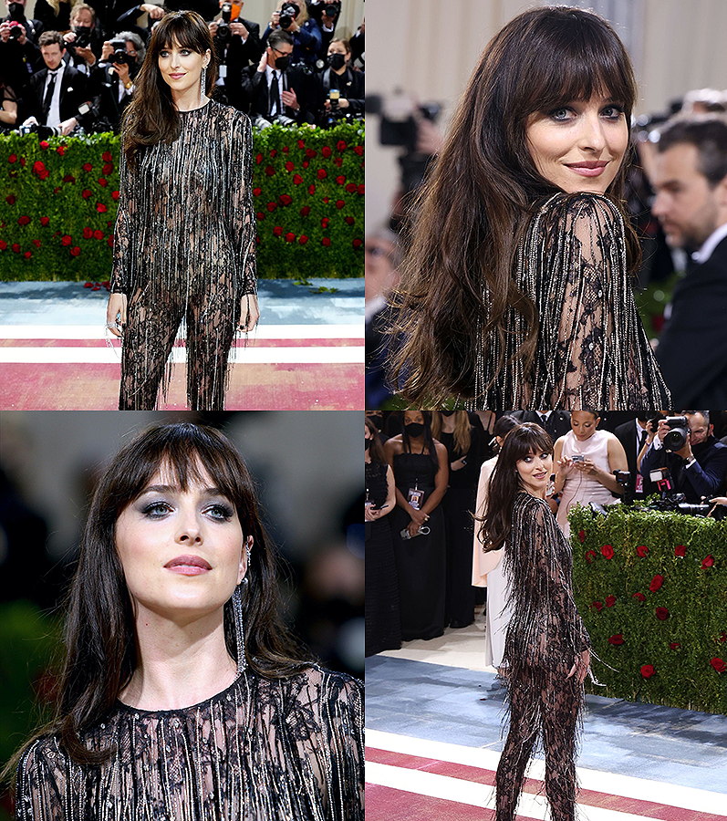 dakotajposts's tweet image. dakota johnson at the met gala ( 2022 ).