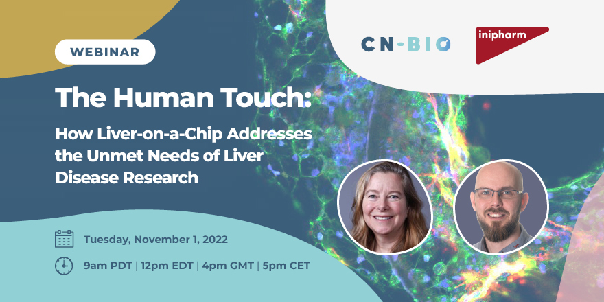CN_Bio's tweet photo. The π Human π€ Touch
Register for our latest #NonAlcoholicSteatohepatitis (#NASH) webinar with #Inipharm to learn how #LiverOnAChip can be used to assess the impact of HSD17B13 inhibitors on:
βοΈ fibrosis
βοΈ human metabolism
βοΈ lipid droplets
π https://t.co/PmMJEEIaEB π https://t.co/TME4QgIQ0O