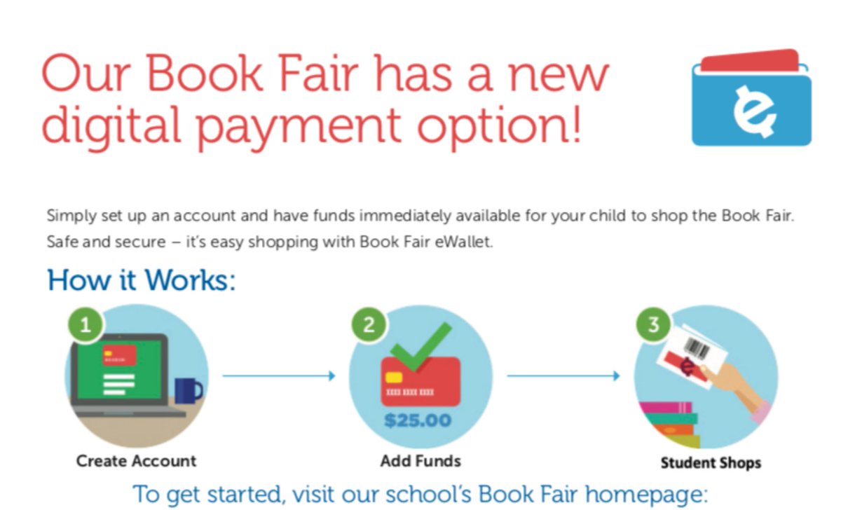 THE BOOK FAIR IS COMING! This year
we are going cash free and using the all new
E-WALLET! Check out more information here:
players.brightcove.net/1543299976/3lo…
DKO_default/index.html?videoId=6275847261001