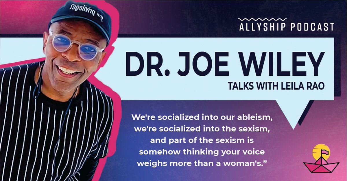 Podcast No. 6! This week’s guest is Dr. Joe Wiley, who attributes his own experiences receiving support from allies as the driving reason he became an #ally for others. Let’s listen in! loom.ly/ByW_gdc
