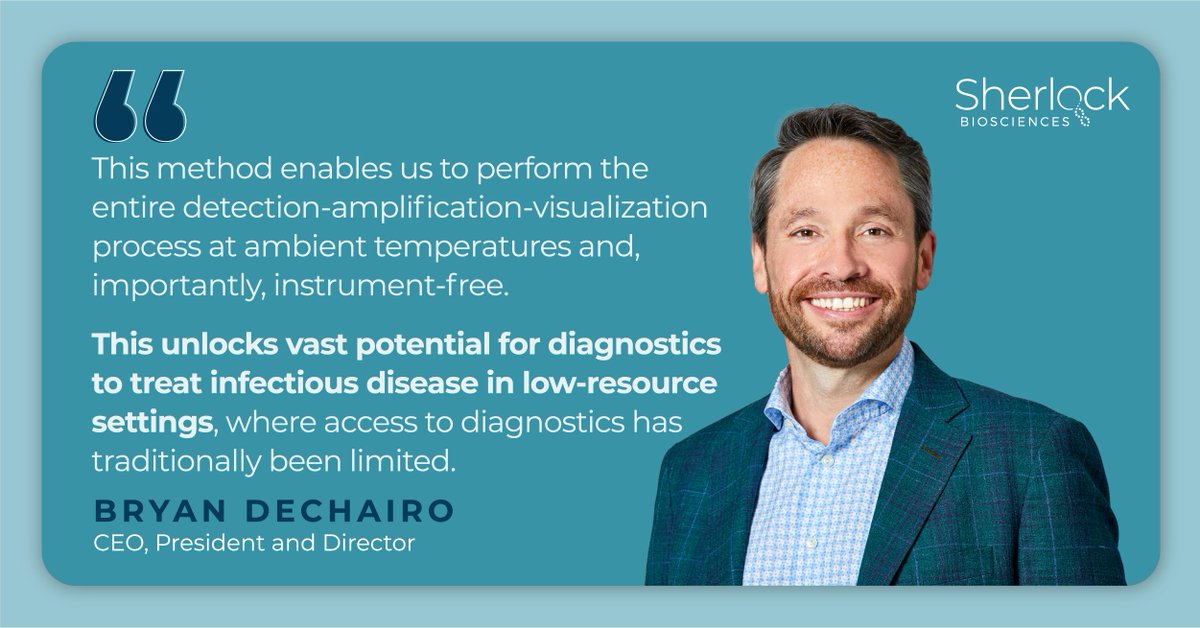 Sherlock_Bio's tweet image. This license from @HarvardTechXfer for ambient temperature amplification developed by our Co-Founder Jim Collins's lab at @wyssinstitute and @MIT enables Sherlock to advance #CRISPR-based diagnostics for the point-of-need and low-resource settings. 

wyss.harvard.edu/news/sherlock-…