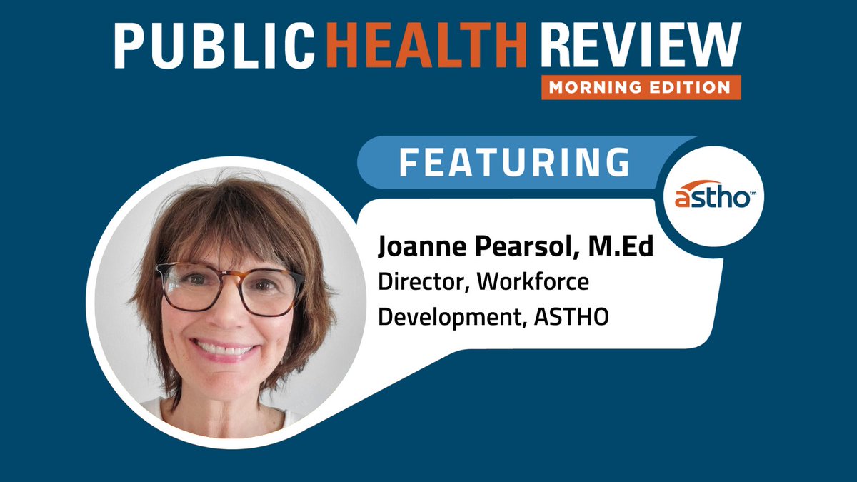 ASTHO's tweet photo. Our new #PublicHealth jobs website, https://t.co/VhgzWGrw0A is now live!
ASTHO's Joanne Pearsol explains how this new site will be a game changer in supporting the #PHWorkforce.
Listen 🎧: https://t.co/gFyvOmfOif
#PublicHealthCareers #LookingForChange https://t.co/ZEL85Cgn6B
