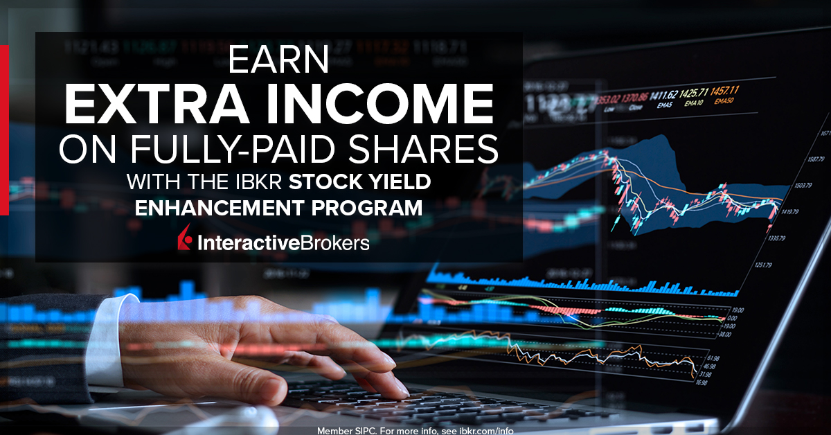 Join the Stock Yield Enhancement Program to lend out your #shares in exchange for cash collateral, and you'll receive #interest payment from traders who borrow and sell them short. To learn more and check your eligibility, visit ibkr.com/sypt