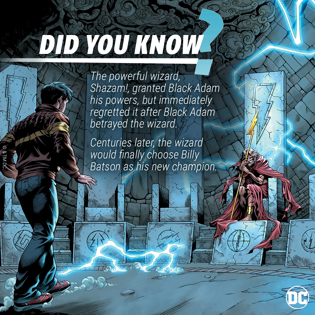 DCOfficial's tweet photo. Two fates separated by centuries, but changed forever by the same wizard.

Get your advance tickets to #BlackAdam now: https://t.co/AwanFxNxX9 https://t.co/iiTh0Jg5gL
