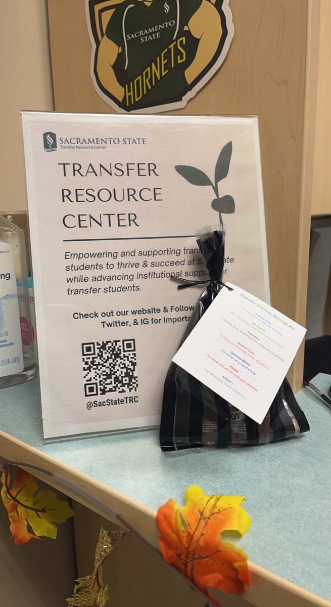 SacStateTRC's tweet image. Hey transfer students! As a way to celebrate National Transfer Student Week, come by the Transfer Resource Center in Lassen Hall Room 1010. We have a sweet treat for you! ☺️🍬🍭🍫
#transfercommunity #TPCatSacState #transferproud #NationalTransferStudentWeek