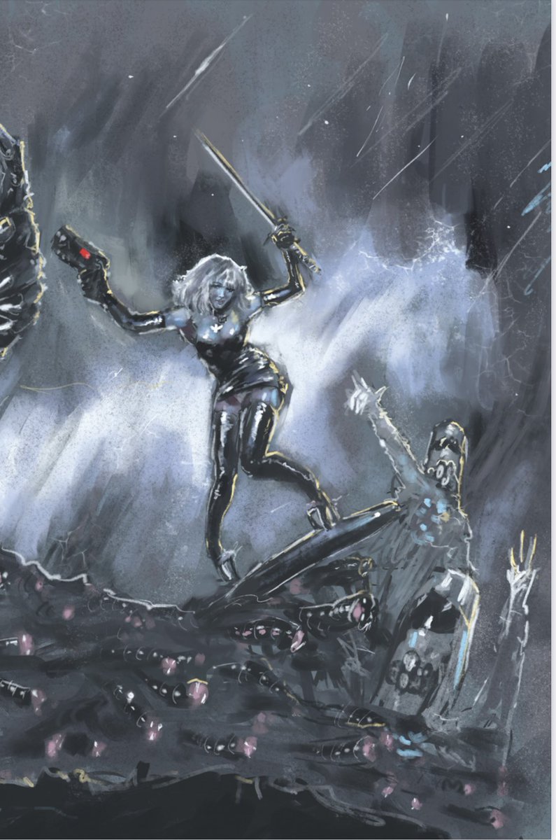 morgocomics's tweet photo. 2 of my favourite spreads from issue 3 of Blam &amp; Glam - these are 4 pages apart - she really kickstarter. On the first page you can see 3 backers who wanted to be in the comic! 

Issue 1-5 kickstarter live:
https://t.co/k8pphriHz2

#kickstartercomic #indiecomics #comic https://t.co/ZfT8Xm8SnE