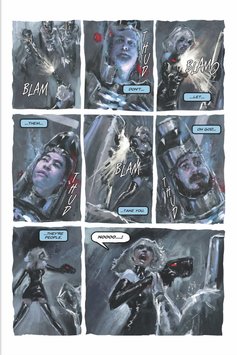 morgocomics's tweet photo. 2 of my favourite spreads from issue 3 of Blam &amp; Glam - these are 4 pages apart - she really kickstarter. On the first page you can see 3 backers who wanted to be in the comic! 

Issue 1-5 kickstarter live:
https://t.co/k8pphriHz2

#kickstartercomic #indiecomics #comic https://t.co/ZfT8Xm8SnE