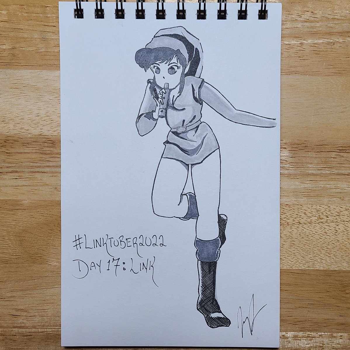 triforceplus1's tweet photo. #Linktober2022 Day 17: Link
This is the female #Link (NOT Zelda lol) that was revealed as NES concept art a few years ago. I think it would be neat to have a full Zelda title with a playable #femaleLink character not named Linkle 😂
#Linktober #TheLegendofZelda #greyscale #art https://t.co/IHVheIqXFR