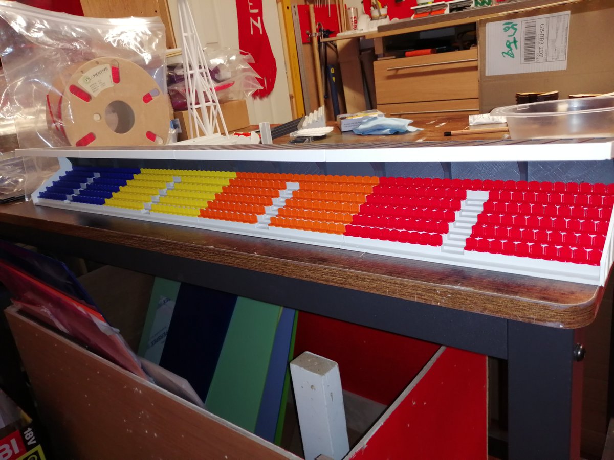 SubbuteoMill's tweet photo. Itβs #workinprogressmonday showing current jobs in the build area of the Subbuteo Mill. #subbuteo #subbuteocommunity #subbuteostadium #3dprinting #3dmodelling https://t.co/fFKMWHolQC