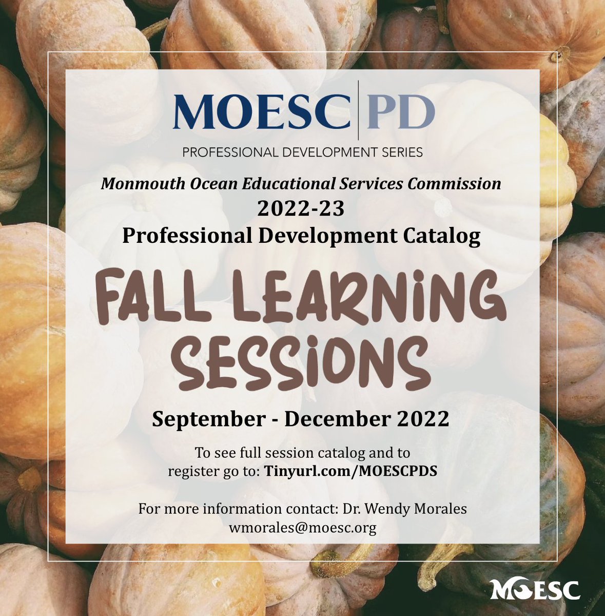 Only 3 more days to register for <a href="/moescnj/">Monmouth Ocean Educational Services Commission</a> 10/27 PD sessions at <a href="/OceanEdu/">Ocean County College</a>: Infusing Effective SEL in Your Classroom (AM) &amp; Behavioral Interventions in a Tiered Intervention System (PM). Register today at moesc.org/Page/167 #MOESCPDS #njed #njteachers #sel #edchat