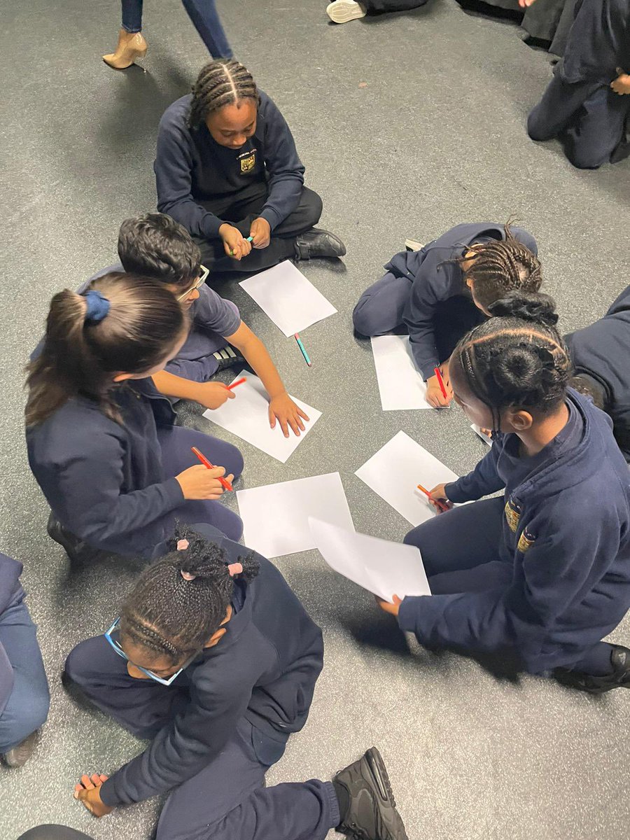 ECSPrimary's tweet photo. Thank you Toyin from  @TOCPublishingUK 
The children loved writing their own affirmations! We can’t wait for you to visit us again! #bhm #authorvisit #wonderfullyme https://t.co/yRhSzIbON3