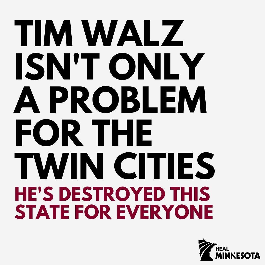 HealMNPAC's tweet photo. Crime hasn’t only surged in Minneapolis.

Everyone is feeling the heavy weight of Tim Walz’s failed leadership.

Vote Him OUT!

#HealMN #HealMinnesota #Freedom #America #LawAndOrder #Crime #SaveAmerica #Conservative #TimWalz #MNGov https://t.co/wlDtJnj0Fh