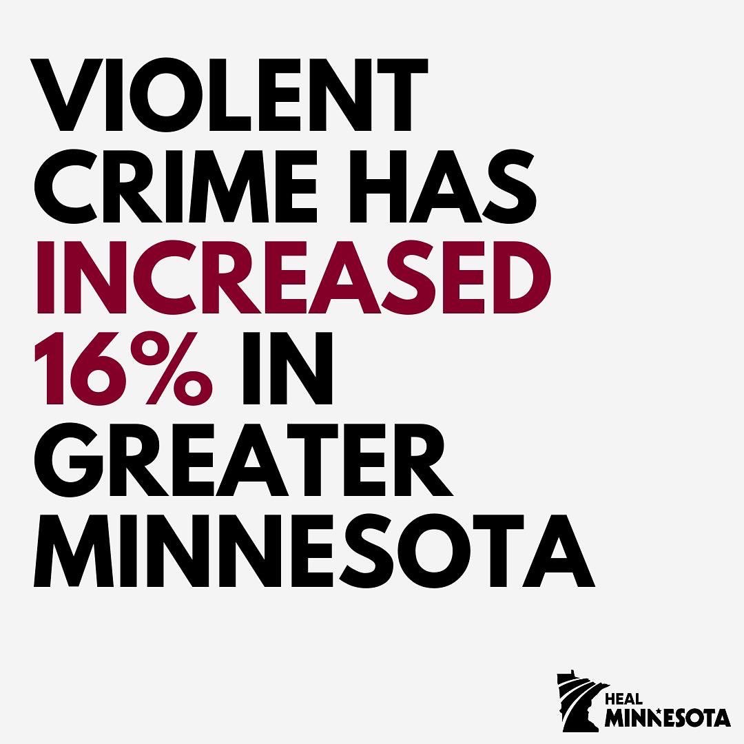 HealMNPAC's tweet photo. Crime hasn’t only surged in Minneapolis.

Everyone is feeling the heavy weight of Tim Walz’s failed leadership.

Vote Him OUT!

#HealMN #HealMinnesota #Freedom #America #LawAndOrder #Crime #SaveAmerica #Conservative #TimWalz #MNGov https://t.co/wlDtJnj0Fh