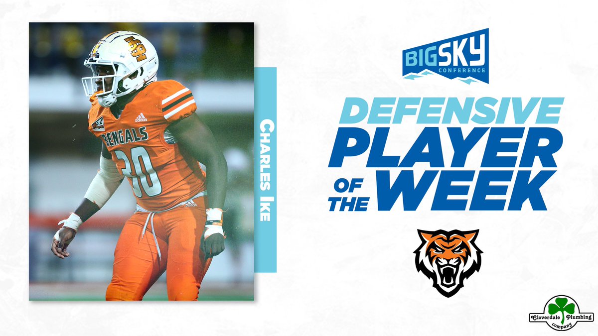 Big Sky Conference (@bigskyconf) on Twitter photo Charles Ike had a monster day for the Bengals after forcing 3 turnovers and racking up 10 tackles 👏 
#ExperienceElevated Charles Ike had a monster day for the Bengals after forcing 3 turnovers and racking up 10 tackles 👏 
#ExperienceElevated