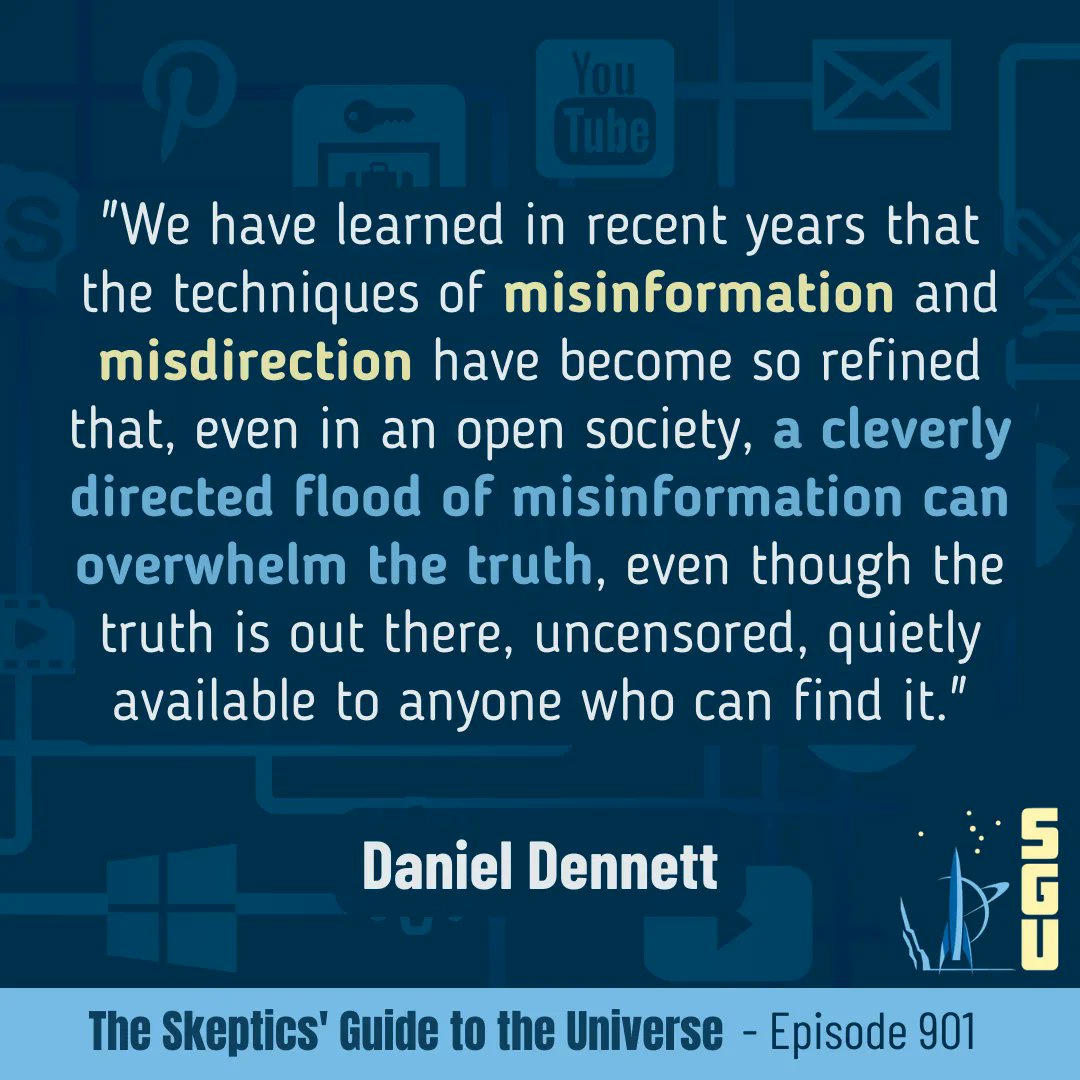 This week's quote is from Daniel Dennett: