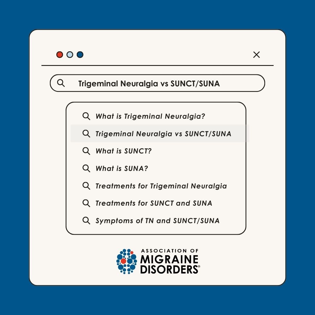 MigraineDisordr's tweet photo. Trigeminal Neuralgia, SUNCT and SUNA often have overlapping symptoms and presentations. Do you want to know more about the differences between these three conditions?
Check out the TIC vs TAC article on page 8 in @facialpainassoc journal: https://t.co/9wBADIg2xd https://t.co/IoQRakd4gj