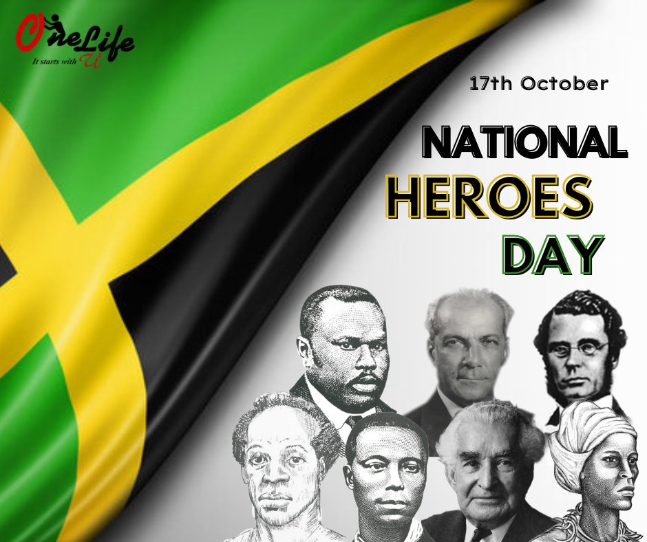 UWIMonaOneLife's tweet photo. 🇯🇲 National Heroes Day commemorates Jamaica's history and the brave heroes who fought and made the ultimate sacrifice for their homeland. Our heroes of the earlier days have left us a legacy for which we must embrace and be grateful.
Happy Heroes Day Jamaica💪🏾💚💛🖤
#HeroesDay https://t.co/yfRsdfZkqI