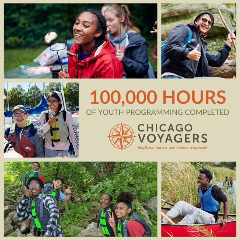 VoyagersChicago's tweet photo. By year-end, Chicago Voyagers will cross a huge milestone-surpassing 100K hours of youth programming since our 2008 founding.

As we celebrate, we want to thank those who made it possible—especially the thousands of young people who have taken this journey with us! 🎉 https://t.co/gRIdqHFUrl