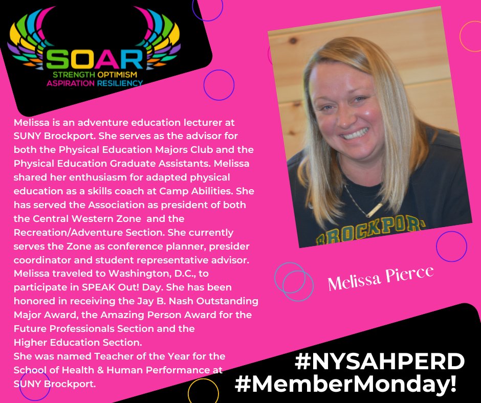 NYSAHPERD's tweet photo. #MemberMonday #putyourhandstogether #NYSAHPERD https://t.co/rCvXMcnOJs