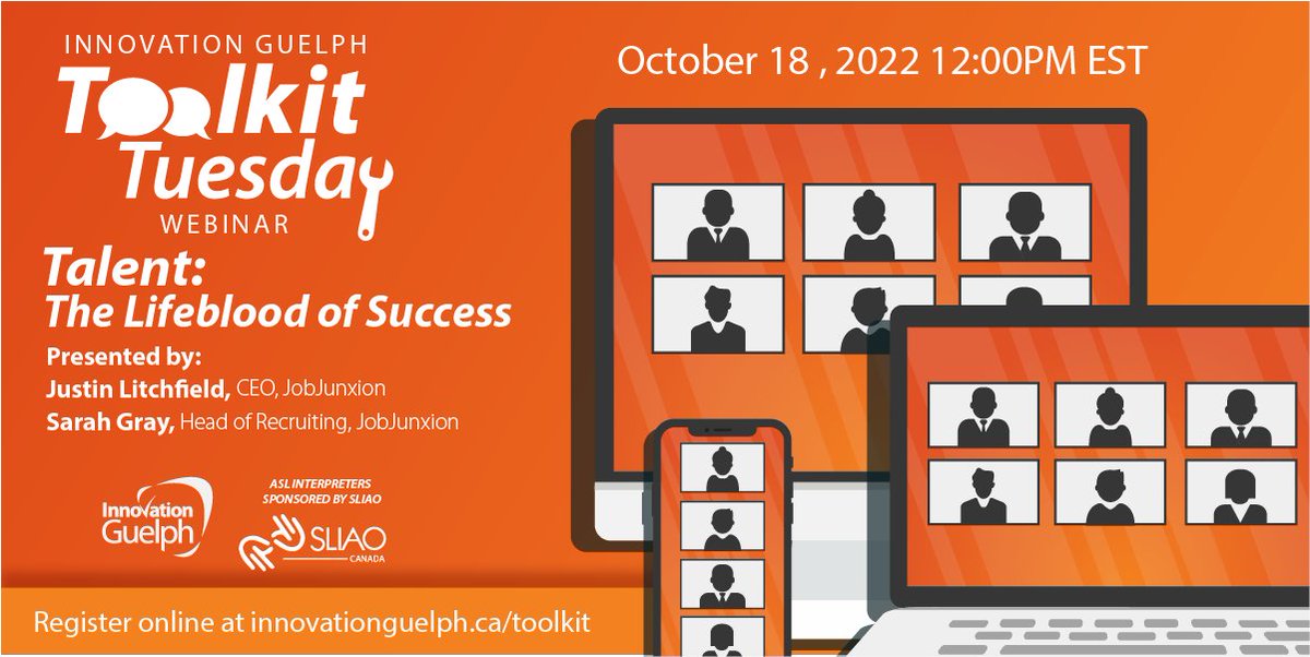 This month's #ToolkitTuesday #webinar featuring Justin Litchfield &amp; Sarah Gray of @JobJunxion is tomorrow!

Register and learn more: us02web.zoom.us/webinar/regist…

ASL Interpretation provided by @SLIAOInc