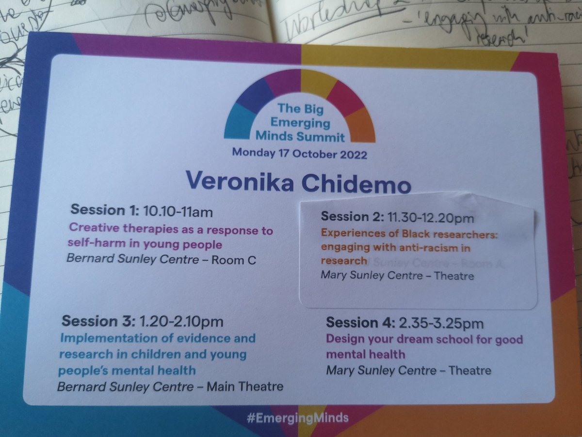 Lovely to connect and dream with like minded people at today's #EmergingMinds Summit. Certainly a lot of hope in the room about the future of #MentalHealthResearch  <a href="/EmergingMindsUK/">Emerging Minds Network</a>