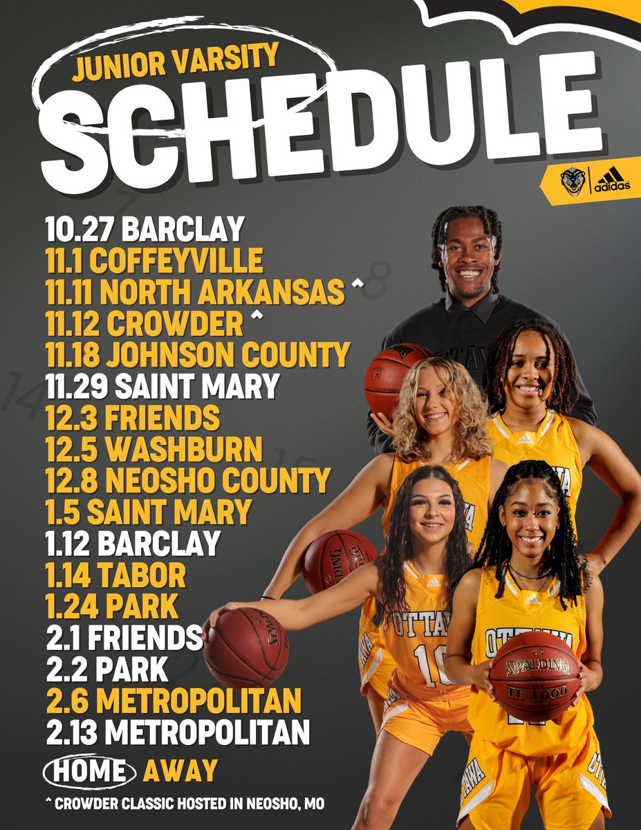 𝗝𝘂𝗻𝗶𝗼𝗿 𝗩𝗮𝗿𝘀𝗶𝘁𝘆 schedule drop 💨

JV and Varsity tip-off with a double header in 🔟 days

#BraveNation I #Win