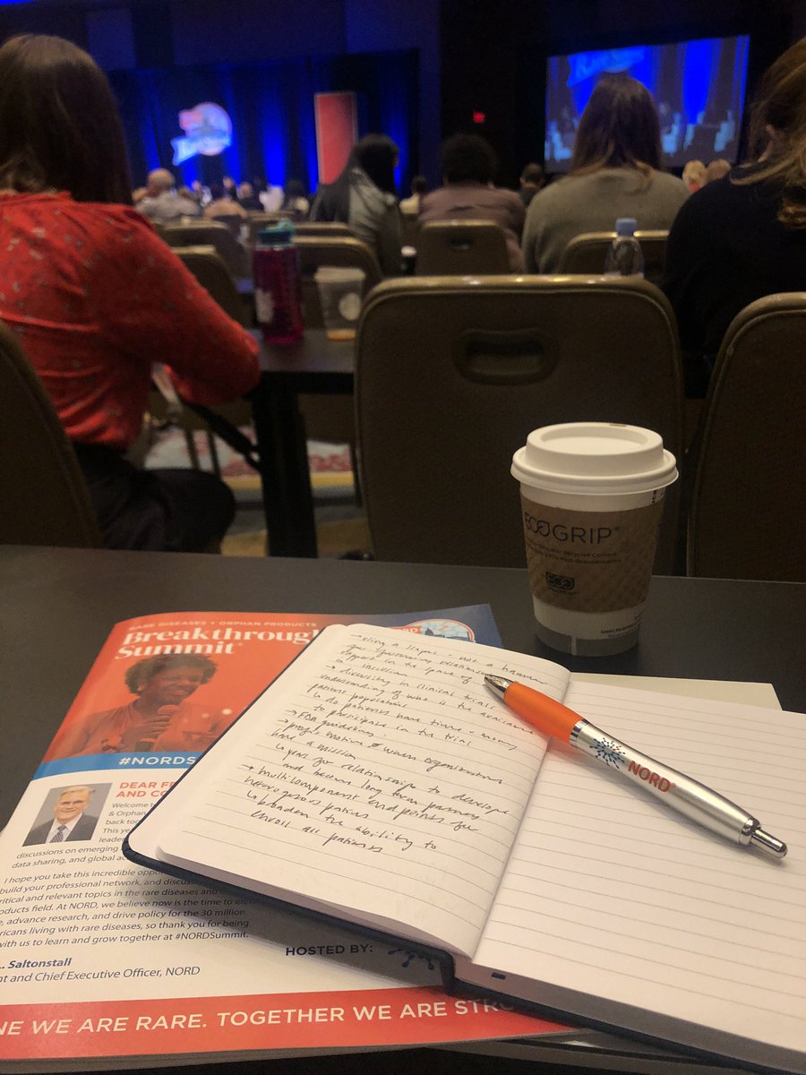 Incredibly excited to represent the Helbig lab at the NORD #RareDisease 2022 summit, coffee and notebook are ready to go! Stay tuned for a poster on forming a concept disease model for #STXBP1 -related disorders <a href="/IngoHelbig/">Ingo Helbig</a> <a href="/curestxbp1/">stxbp1</a>