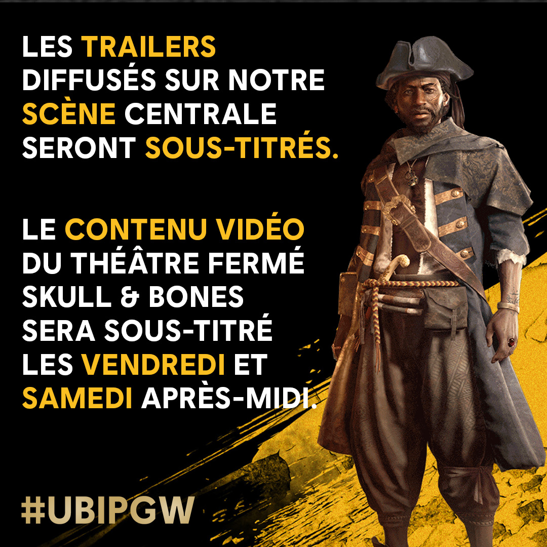 UbisoftFR's tweet photo. Vous êtes tous·tes les bienvenu·e·s sur notre stand à l'#UbiPGW 🥰

Une personne parlant le langage des signes sera présente sur notre stand. N’hésitez pas à vous rapprocher de notre staff qui vous redirigera vers elle. https://t.co/wFsE93enWy