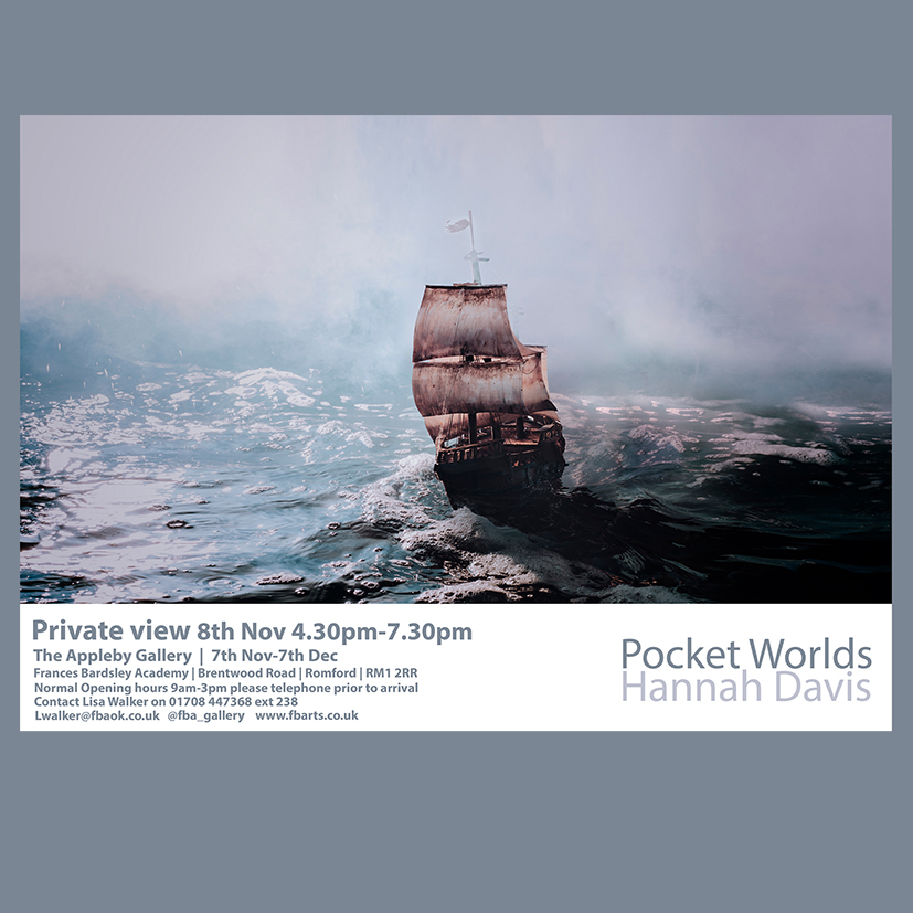 This exciting exhibition is coming to the Appleby Gallery in November, Pocket Worlds by Hannah Davis, Private View 8th November mailchi.mp/491504addead/p…