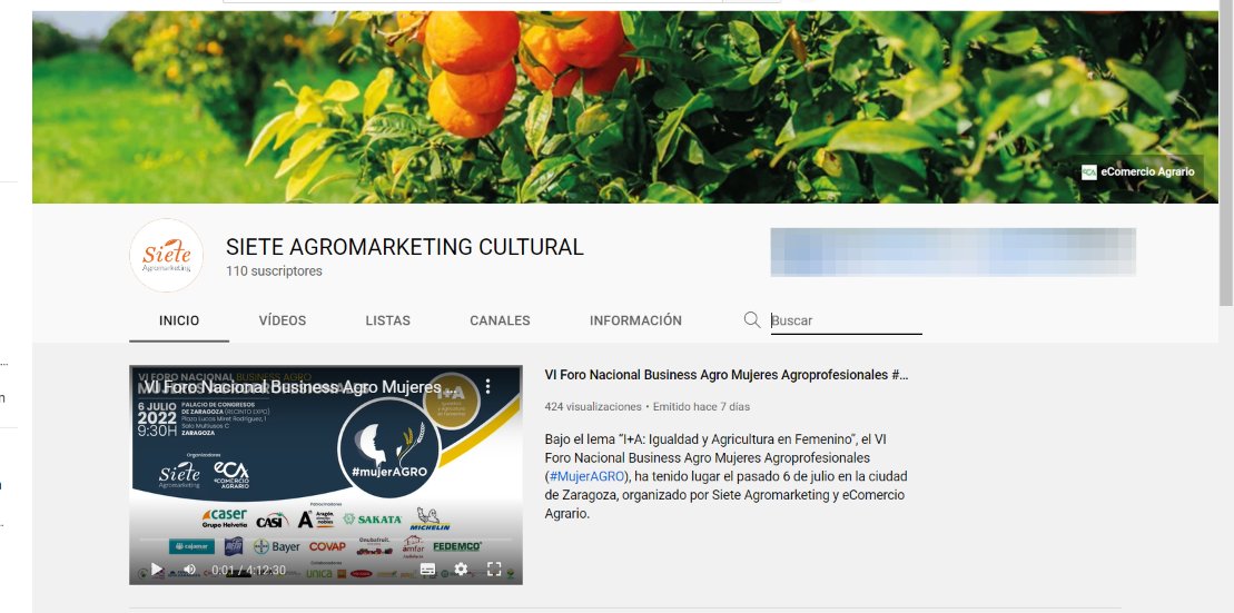 eComercioAgr's tweet photo. También estamos en @YouTube ▶️
¿Conoces nuestro canal #TVECA? Suscríbete y recibe información puntual de nuestros contenidos en formato audiovisual
@SieteAgromarket
https://t.co/hyj5HZNU5P https://t.co/RsQj5wYhfl
