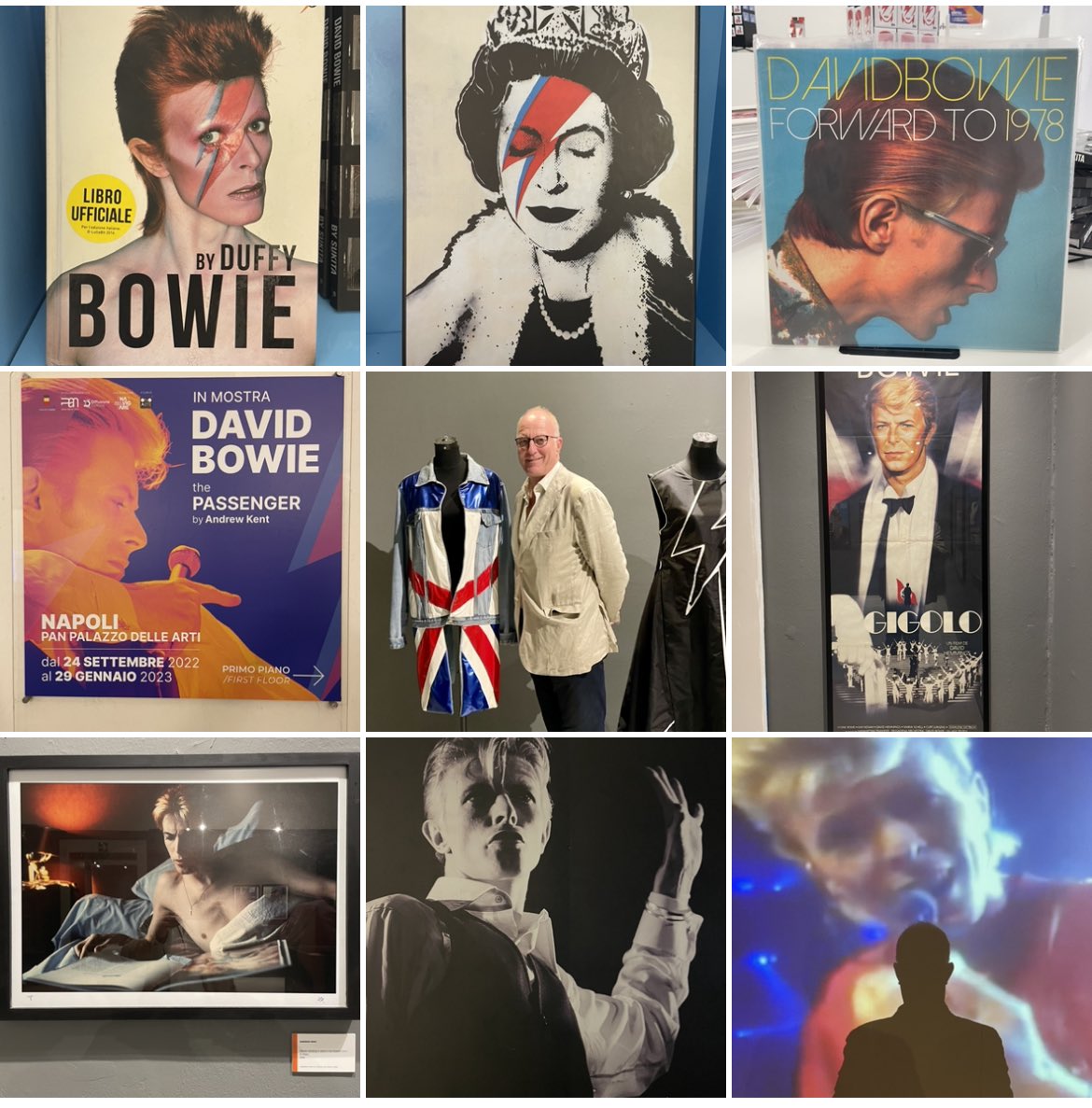 sebpollngton's tweet photo. Following successful run in Milan, David Bowie 🇬🇧 retrospective now in Naples. Fascinating exhibition, following him touring in Europe, by US photographer Andrew Kent. Showing at Palazzo della Arte Napoli til end January 2023 #Rock #Arte #Cultura #davidbowie #Thin #WhiteDuke https://t.co/QguLDCHyZx