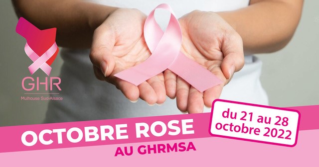 🎗 OCTOBRE ROSE AU GHRMSA 🎗
Programme 📲 urlz.fr/juys
👉 TOUS EN ROSE pour le match de hockey des Scorpions, 21.10 à 19h patinoire de Mulhouse
👉 du 24 au 28.10 : Stand à l'hôpital Femme-Mère-Enfant🏥
👉 Mardi 25.10 : Conférence publique sur le parcours SEIN au GHRMSA