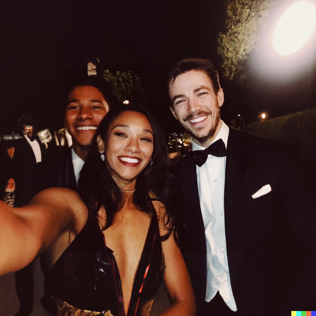 stcrwest's tweet photo. thread of me messing around with Candice Patton photos &amp; The Flash photos in DALL-E ✨ https://t.co/LXmvvpgLo8