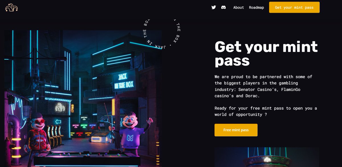 0xjackinthebox's tweet photo. Sneak peak of new website 👀 https://t.co/XwpqcEBVuU