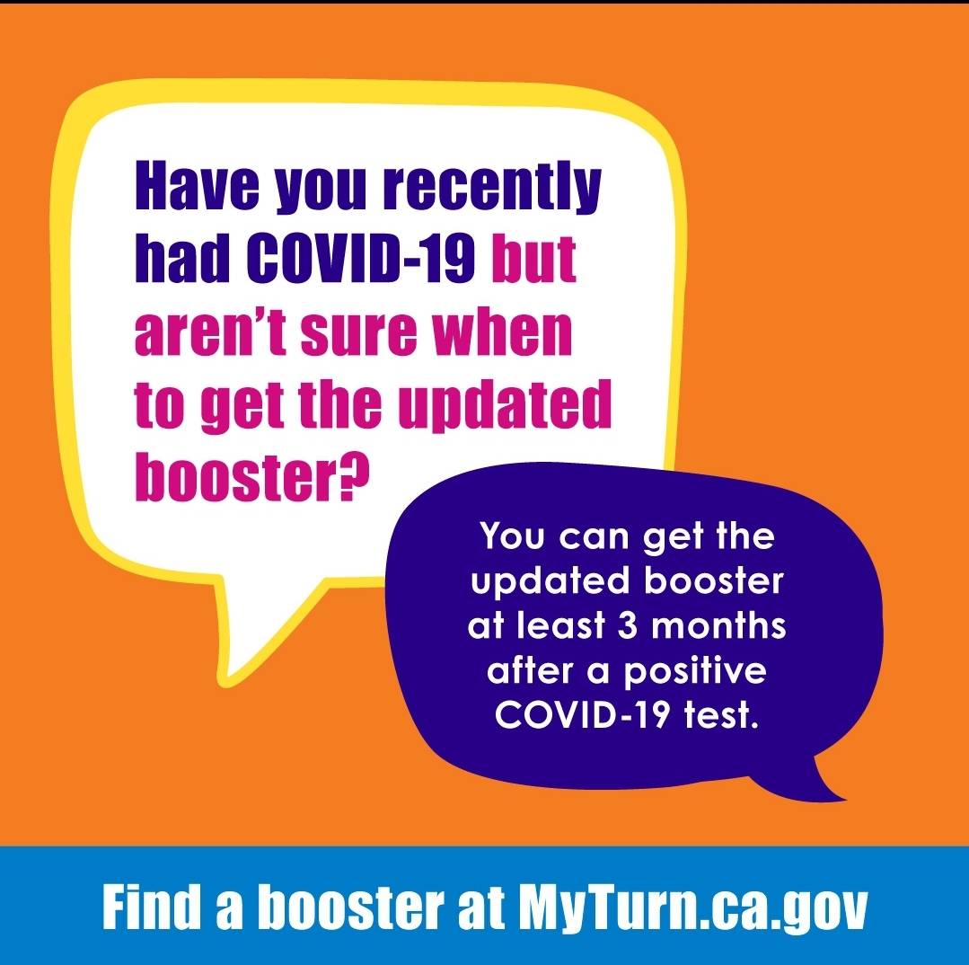 CoCoSouthLA's tweet photo. The booster provides protection against both the original strain of the virus and the Omicron variants. You can get the updated booster 10 days after a positive COVID-19 test or wait 3 months depending on personal preference. https://t.co/LNZkEMNRQn