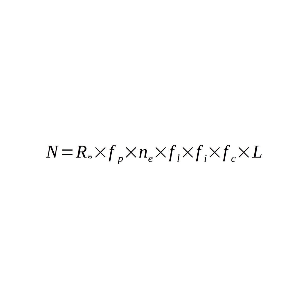 latestinspace's tweet photo. According to the Drake equation, there are between 1000 and 1,000,000 planets with civilizations in our galaxy. https://t.co/DSSg7c1Qp6