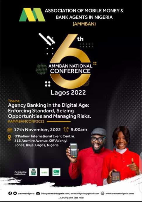Nairametrics's tweet photo. AMMBAN PARTNERS LAGOS STATE FOR THE AMMBAN NATIONAL CONFERENCE - LAGOS 2022

#FINANCIALINCLUSION #POS #MONEY #PAYMENTS #FINTECH #MOBILEMONEY #AGENCYBANKING #MOBILE #NIGERIA #DIGITALFINANCIALSERVICES #DFS #INSURANCE #MICROINSURANCE #CBN https://t.co/AzUZMSDUB3