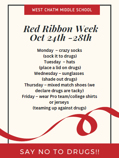 WCMS_Official's tweet photo. #WCMSWildcatPride #SayNoToDrugs https://t.co/2AEFr10MN1