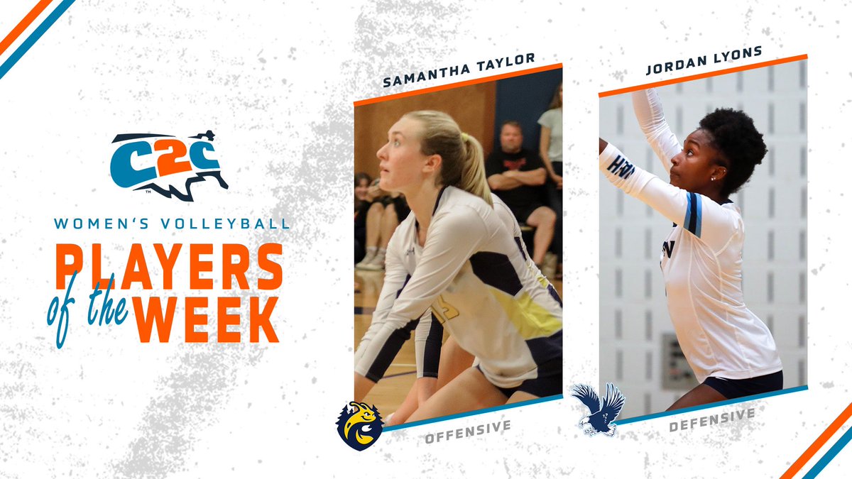 #C2CVB: UC Santa Cruz’ Samantha Taylor, Mary Washington’s Jordan Lyons Receive 𝙋𝙡𝙖𝙮𝙚𝙧 𝙤𝙛 𝙩𝙝𝙚 𝙒𝙚𝙚𝙠 Recognition

🏐 c2csports.com/x/0r552

#C2CSports  //  #Dare2Prepare