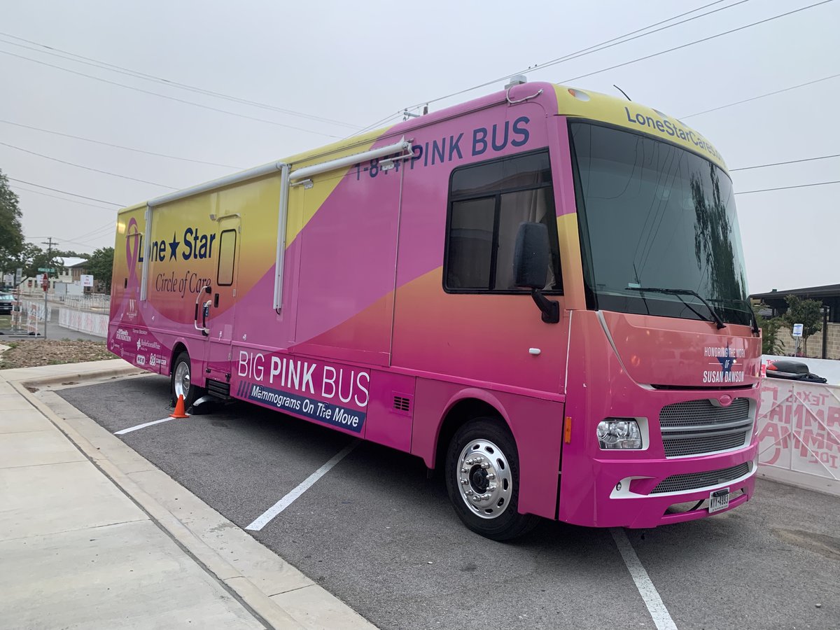 Spread the word to your friends and family that free and low-cost breast cancer screenings are available through Lone Star Circle of Care's Big Pink Bus. It could save their life! Call 844-PINK BUS to schedule an appointment.
bit.ly/3z5ckpo