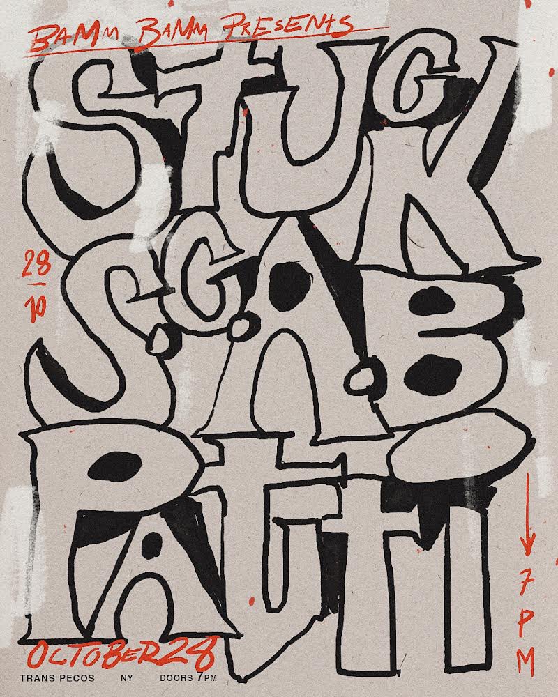 stuckchi's tweet photo. Oh also NEW DONK CITY we’re making our debut at @thetranspecos on 10/28 w/ SCAB and @PattiBand! See you THERE https://t.co/yMTk6BwgFq